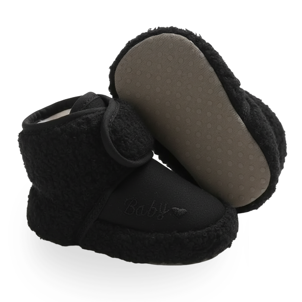 Cozy Soft Plush Lined Ankle Boots For Toddler Boys
