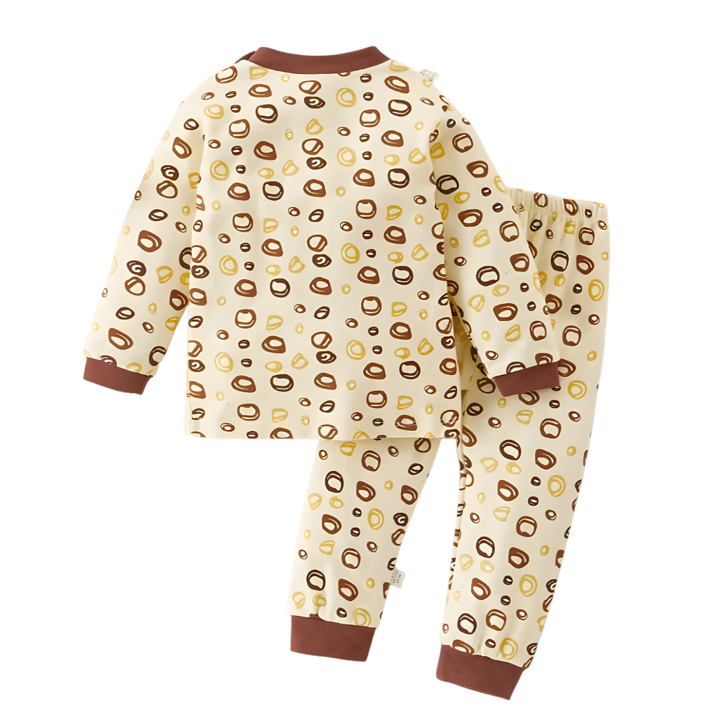 Comfortable Pajama Set With Cartoon Design For Boys