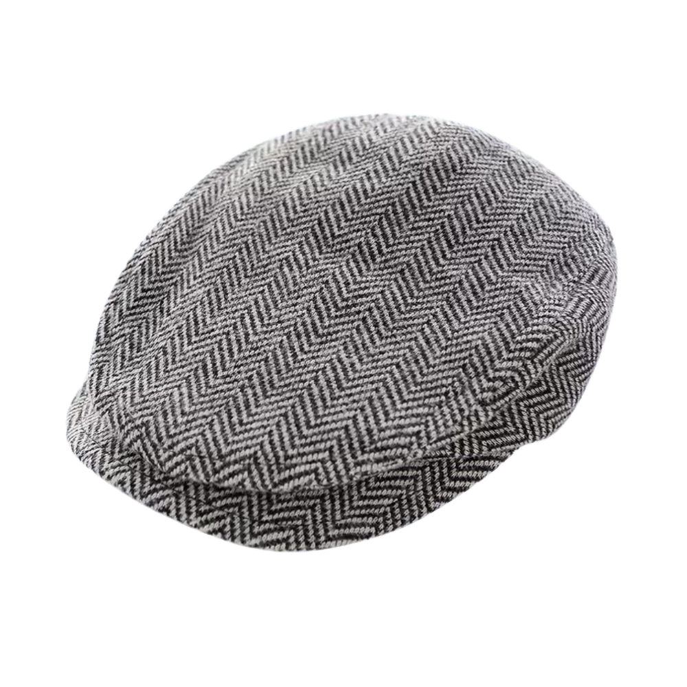 Formal Two Piece Set with Plaid Shirt And Suspender Pants With Hat And Bow Tie