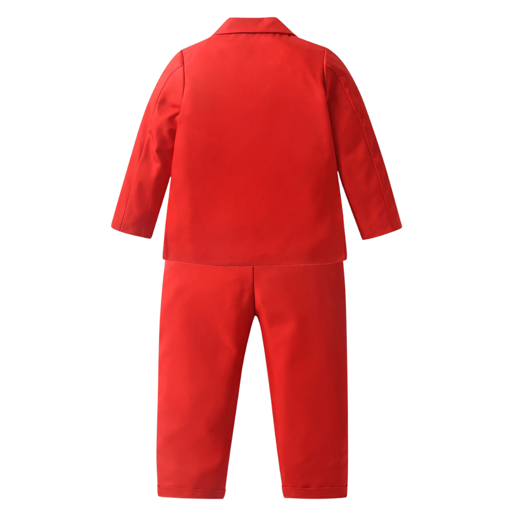 Blazer Set With Bow Tie And Pant For Boys