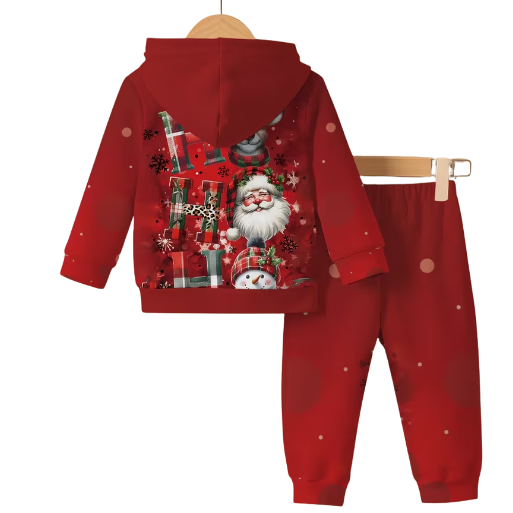 Toddler Printed Hoodie Pants Set