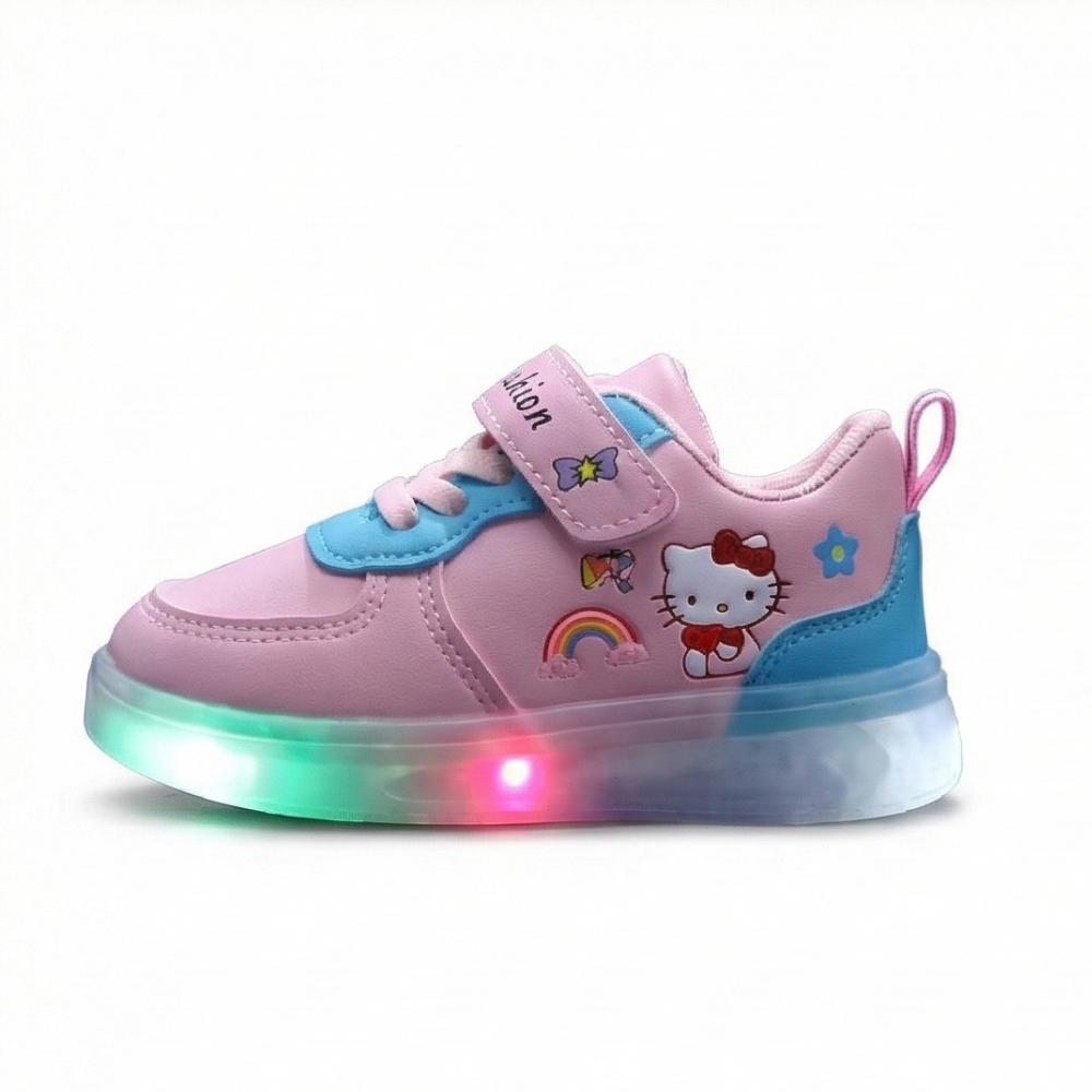 Kids Light Up Cartoon Sport Shoes