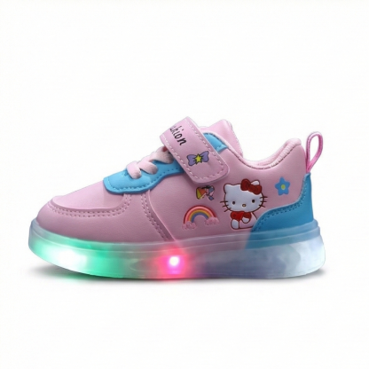 Kids Light Up Cartoon Sport Shoes
