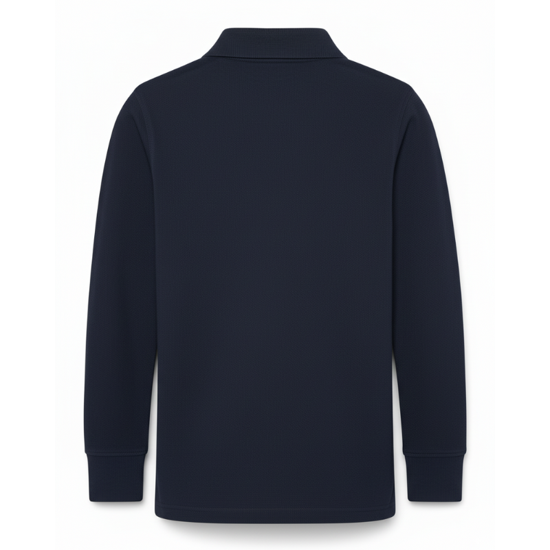 Boys Long Sleeve Pique Polo