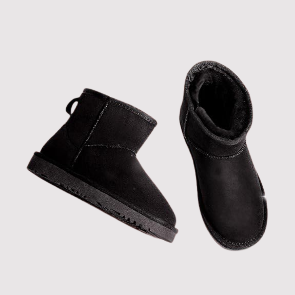  Toddler Winter Ankle Faux Fur Lined Snow Shoes