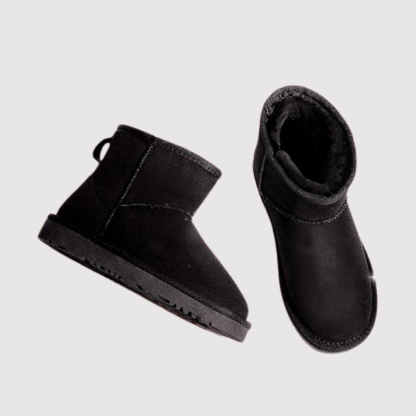  Toddler Winter Ankle Faux Fur Lined Snow Shoes