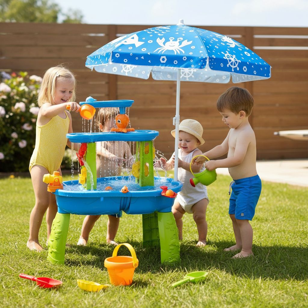 3 Tier Water Table For Toddlers Kids Sand Adjustable
