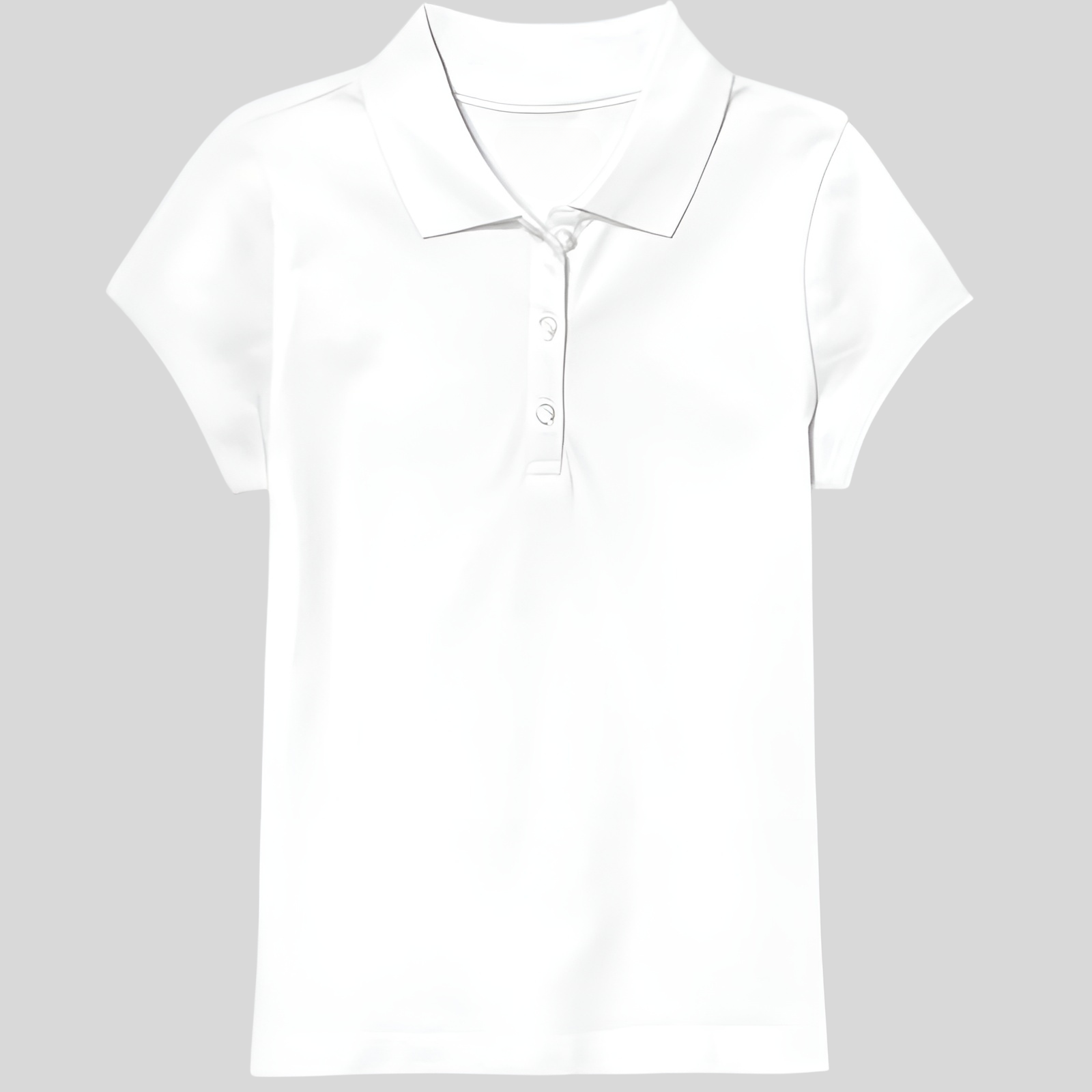 Girls Uniform Pique Polo