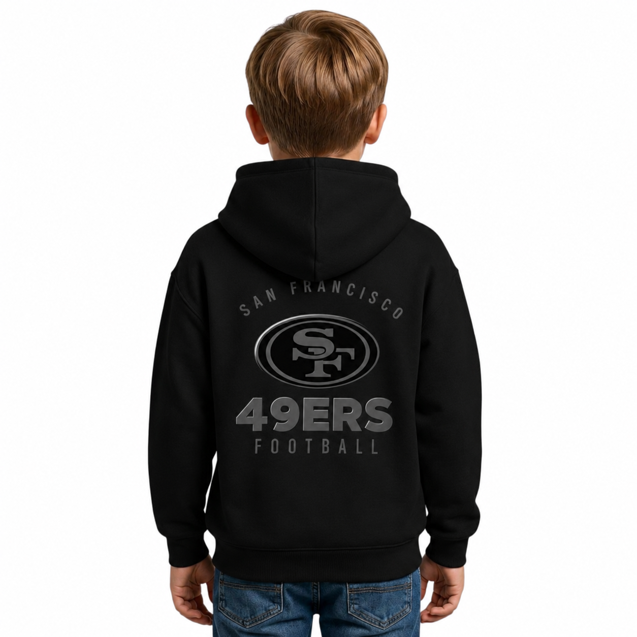 Classic San Francisco 49ers Themed Hoodie For Kids