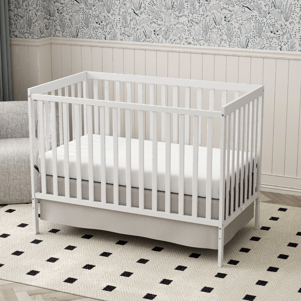 5 In 1 Convertible Toddler Bed In Natural Pinewood for Nursery