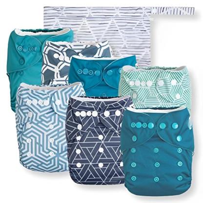Reusable Baby Diaper Set-Cozy Stroller