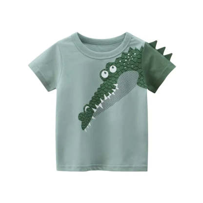 3D Animal Printed Tshirt For Kids-Cozy Stroller