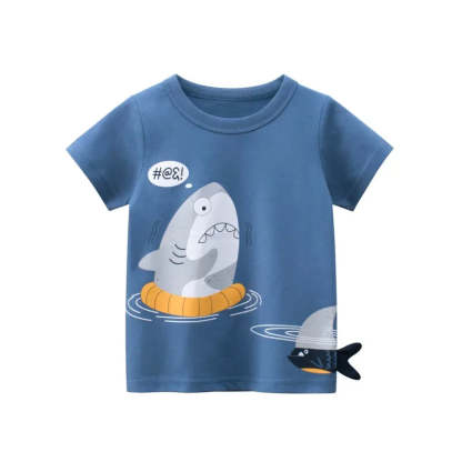 3D Animal Printed Tshirt For Kids-Cozy Stroller