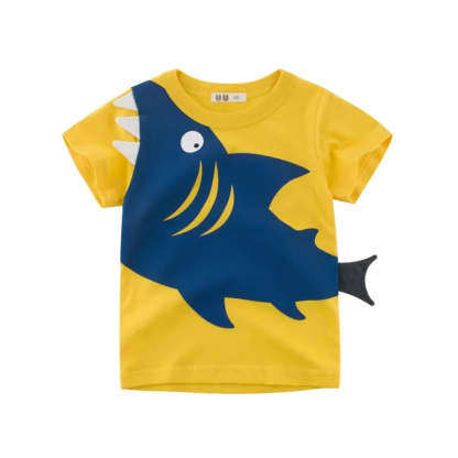 3D Animal Printed Tshirt For Kids-Cozy Stroller