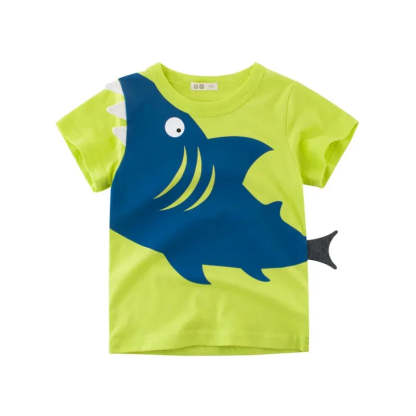 3D Animal Printed Tshirt For Kids-Cozy Stroller