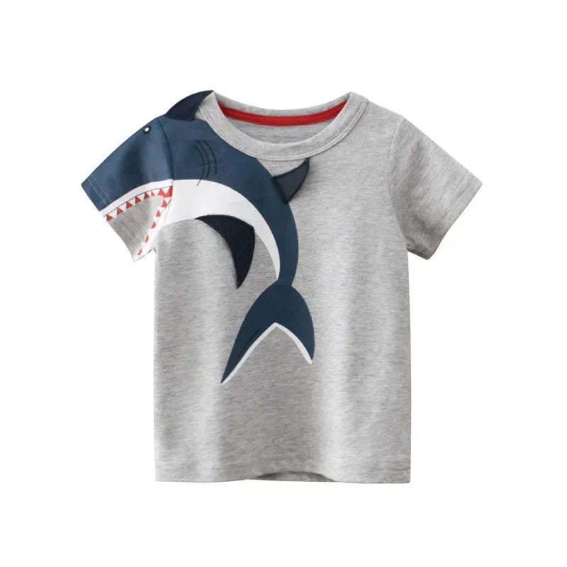 3D Animal Printed Tshirt For Kids-Cozy Stroller