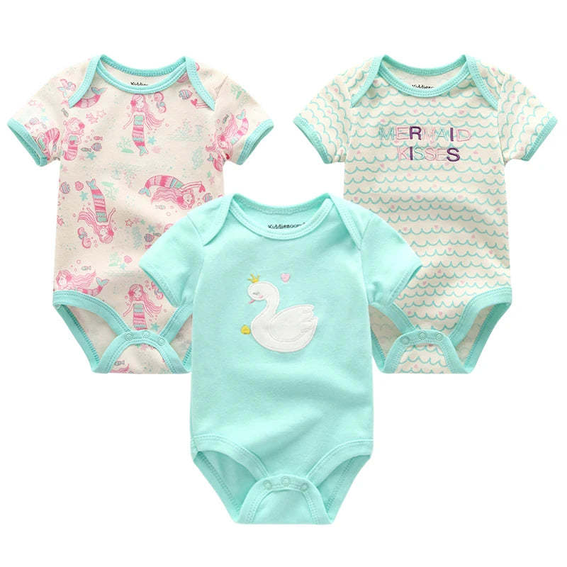 3 Pieces Printed Clothes Set-Cozy Stroller