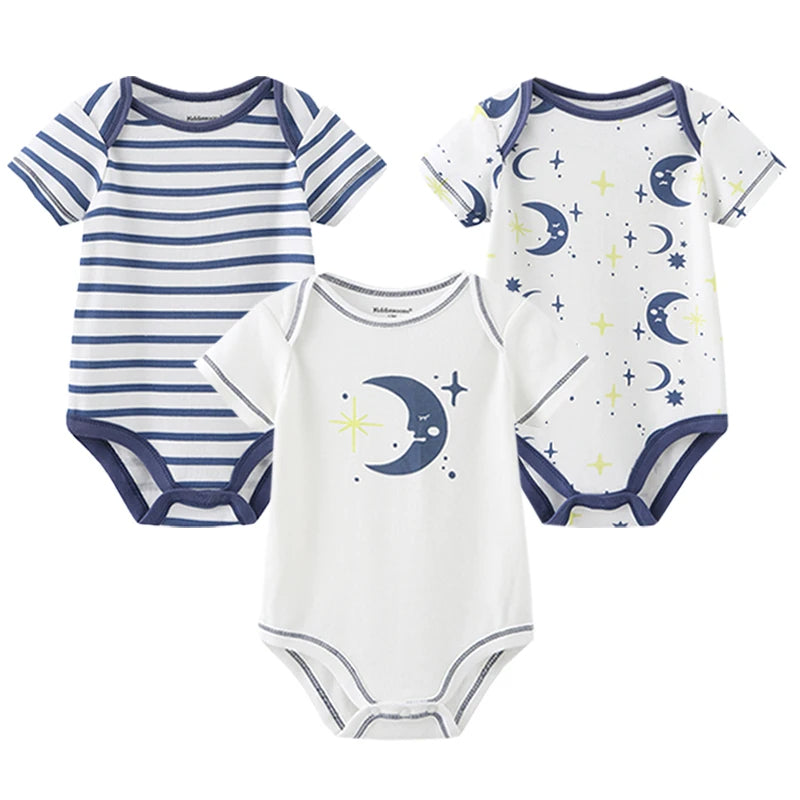 3 Pieces Printed Clothes Set-Cozy Stroller