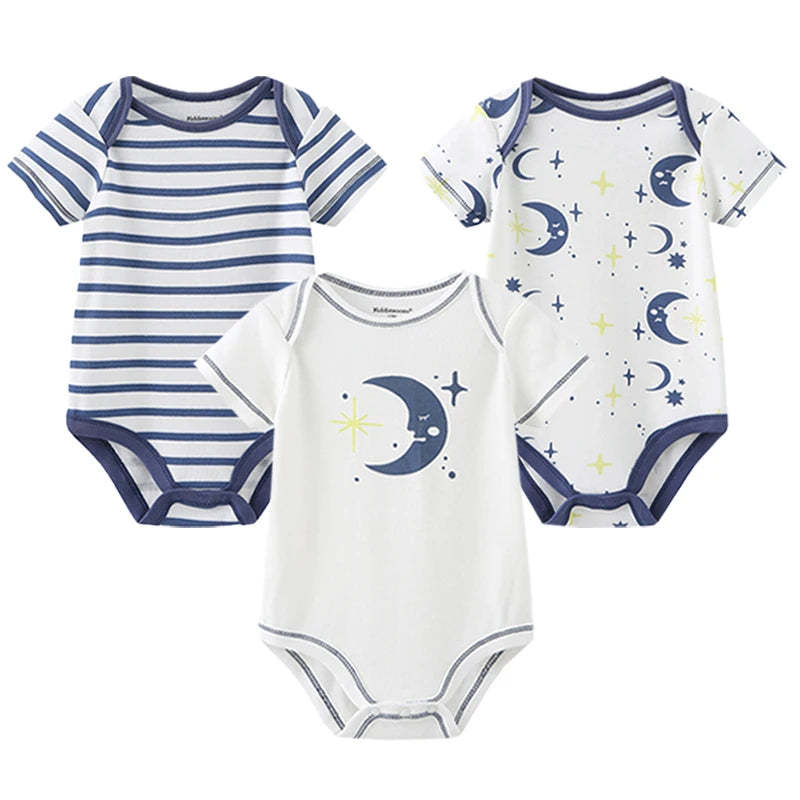 3 Pieces Printed Clothes Set-Cozy Stroller