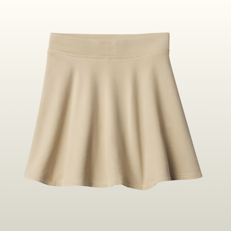 Girls Athletic French Terry Skirt
