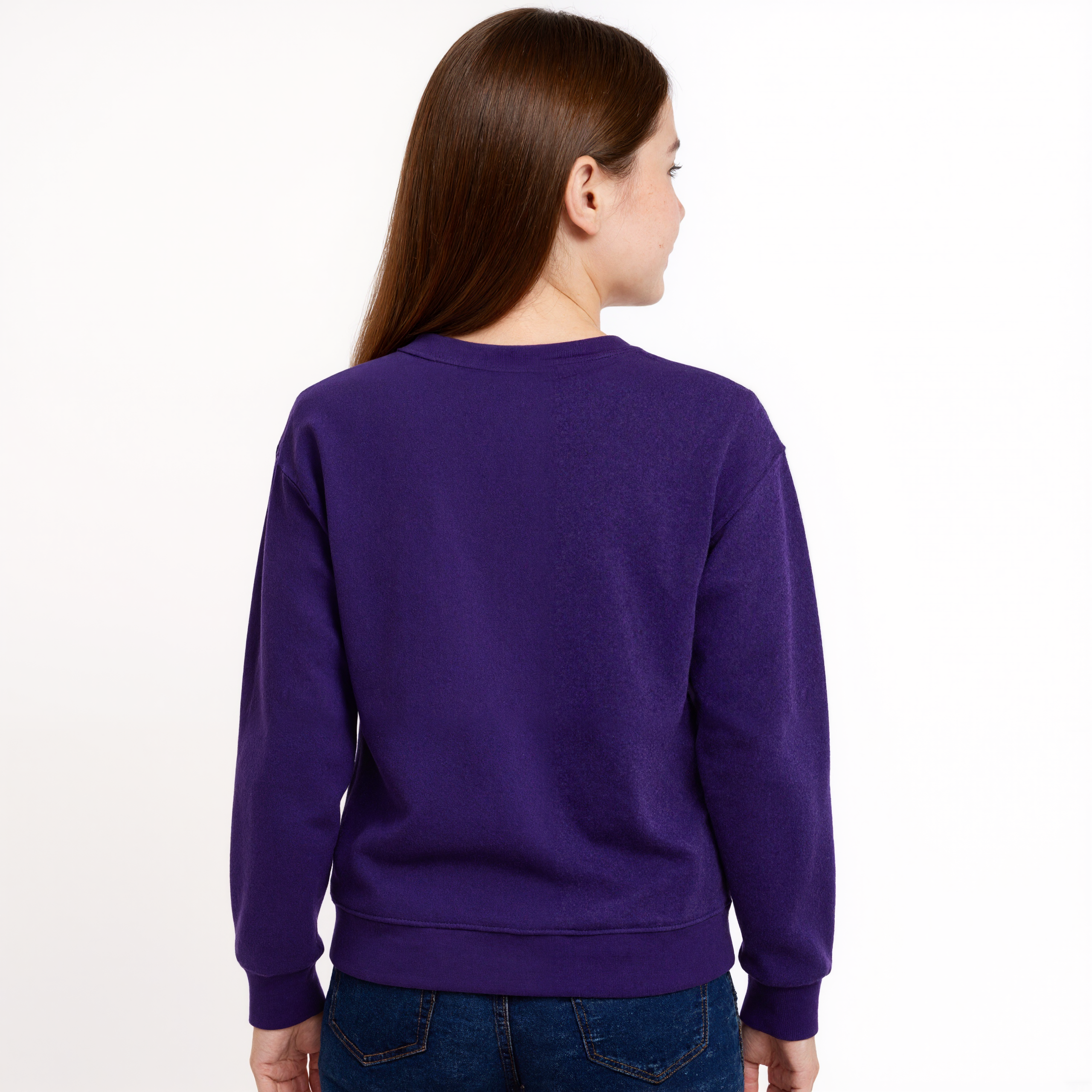  Crewneck Soft Midweight Fleece Pullover Sweatshirt for Girls