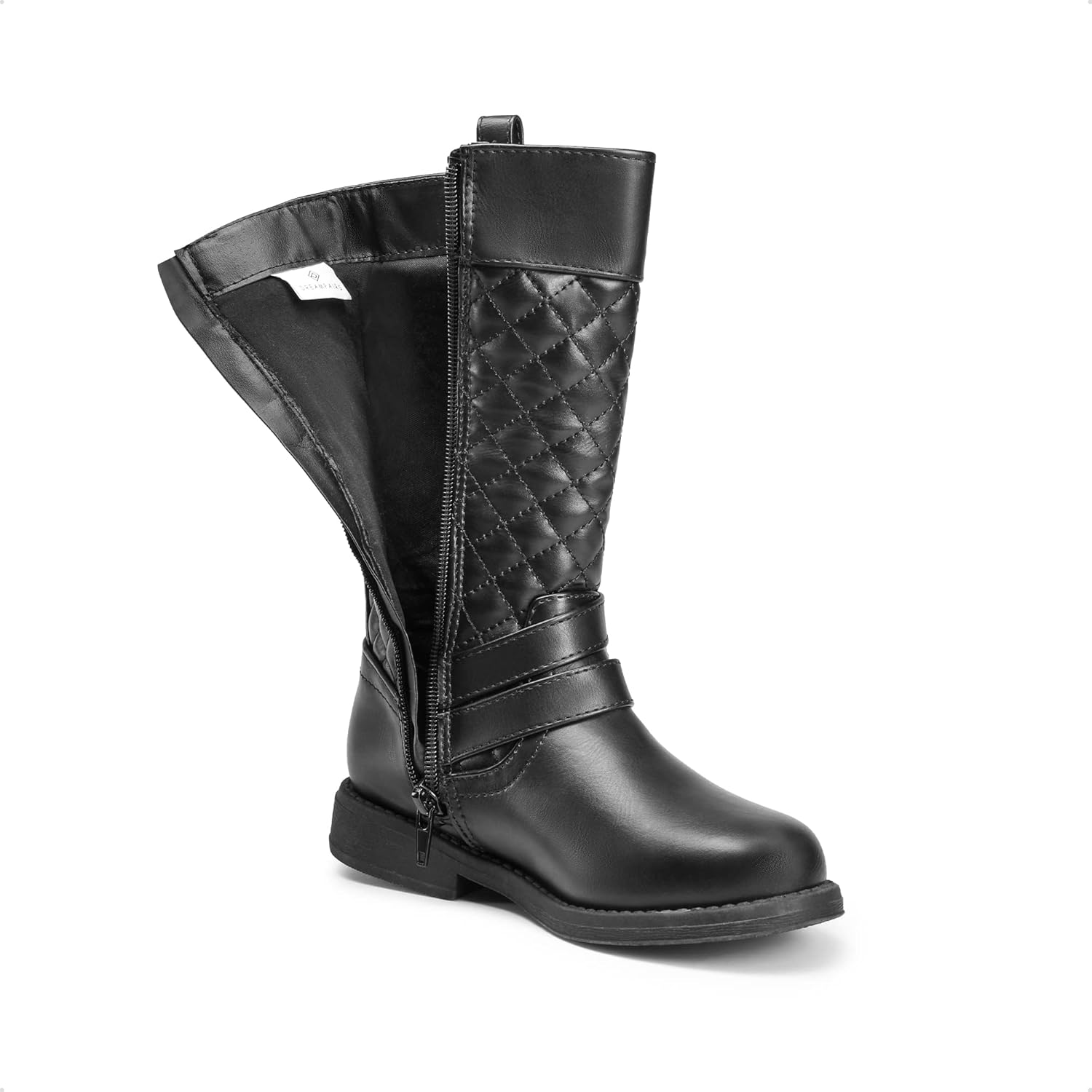 Girls Quilted Riding Boots For Toddlers