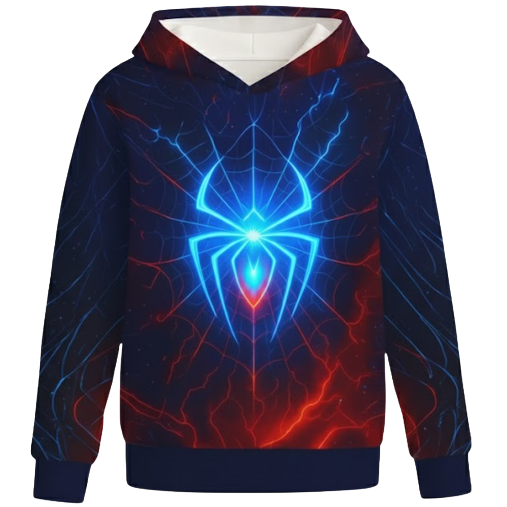 Bright Spider Hoodie for Boys