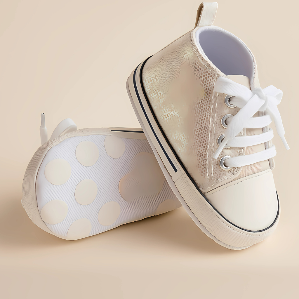 Baby Girls Boys Canvas High Top Shoes