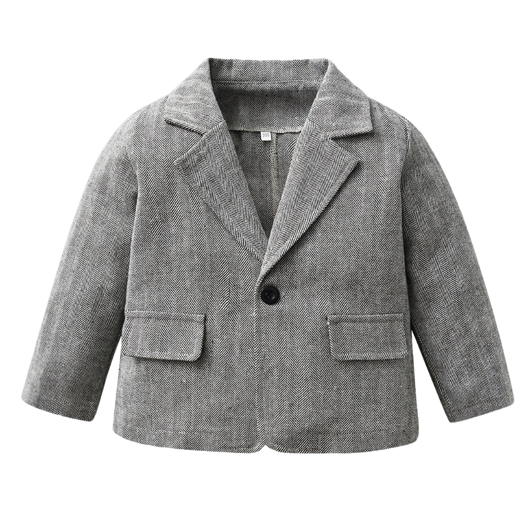 3 Piece Long Sleeve Shirt Blazer And Pant Set For Boys