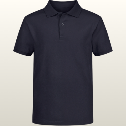 Boys School Uniform Short Sleeve Polo Shirt