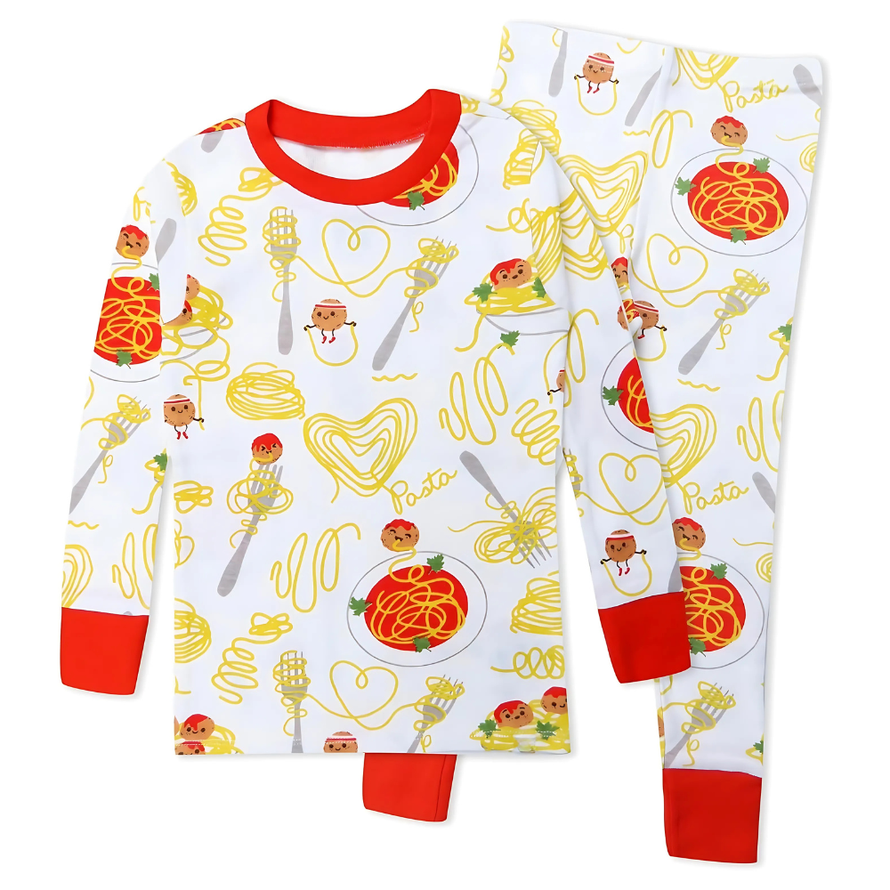2 Piece Organic Cotton Pajamas for Baby Toddler And Kids Boys