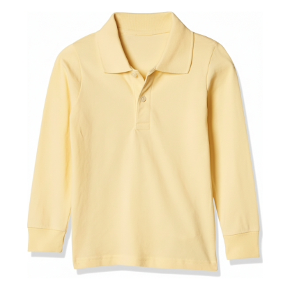 Boys Long Sleeve Pique Polo