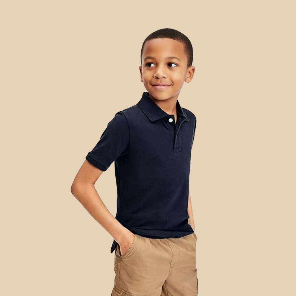 Pack Of 2 Boys Multipack Short Sleeve Pique Polo T Shirts