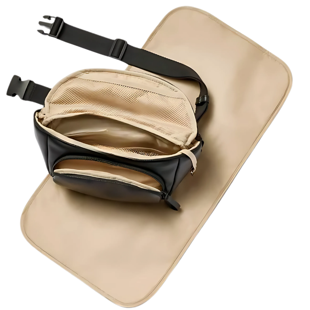 Tan Diaper Sling-Cozy Stroller