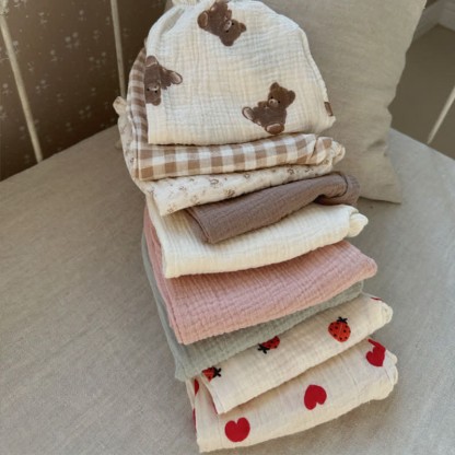 Baby Casual Printed Linen Pants-Cozy Stroller