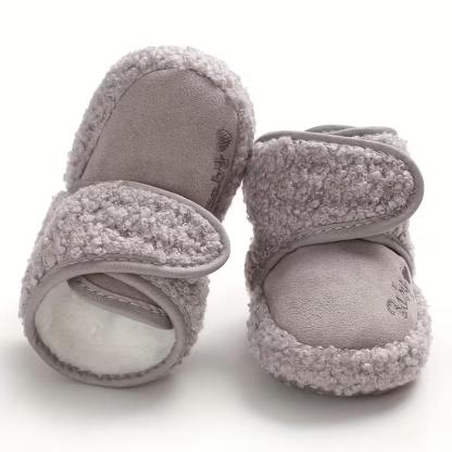 Winter Crib Shoes For Toddlers With Soft Fabric Lining