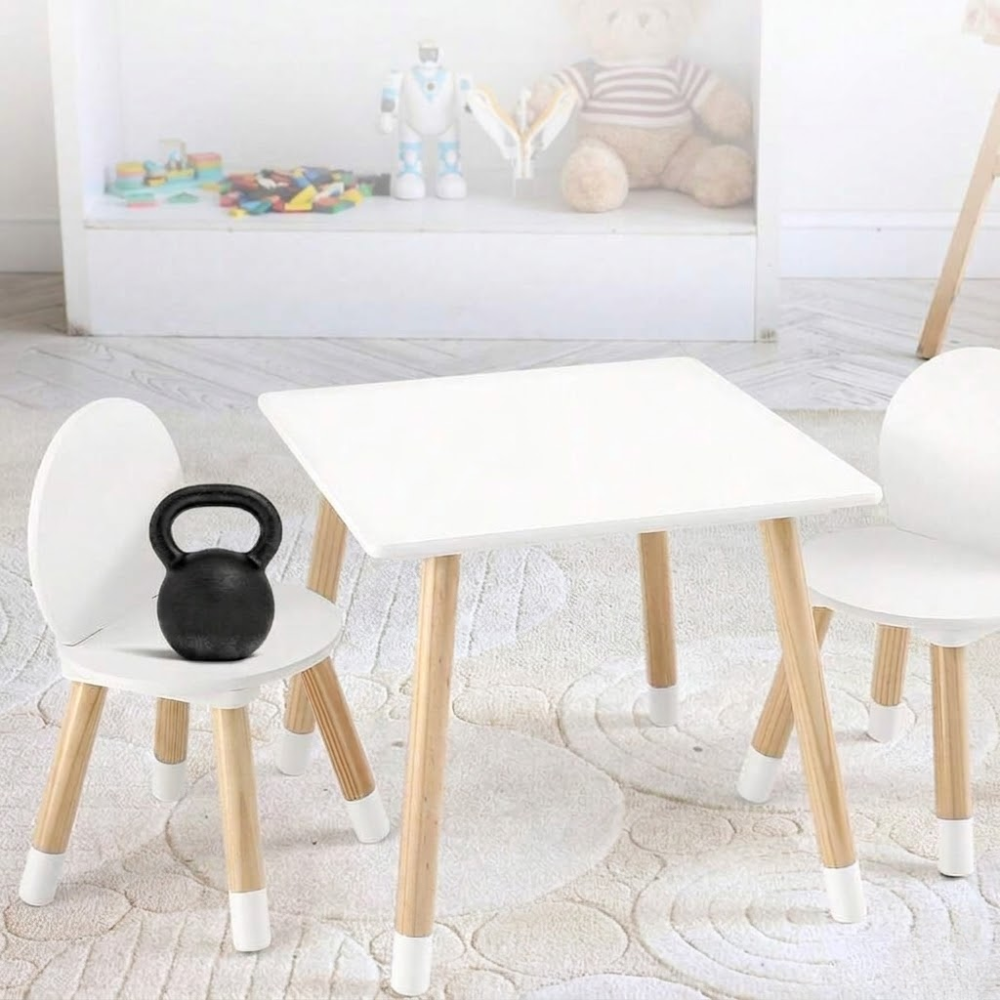 Activity Table And 2 Chairs Set For Kids Art Craft