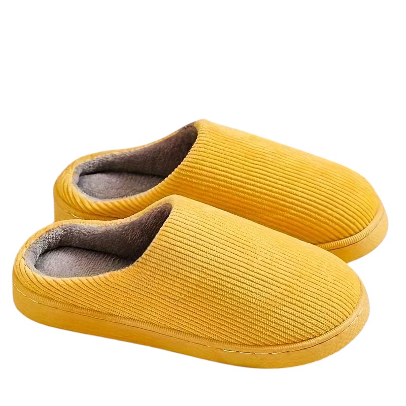 Striped Slip On Slippers For Kids With Soft Fabric