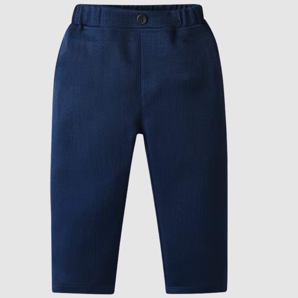 Three Piece Gentleman Outfit For Boys With Shirt Long Pants And Vest