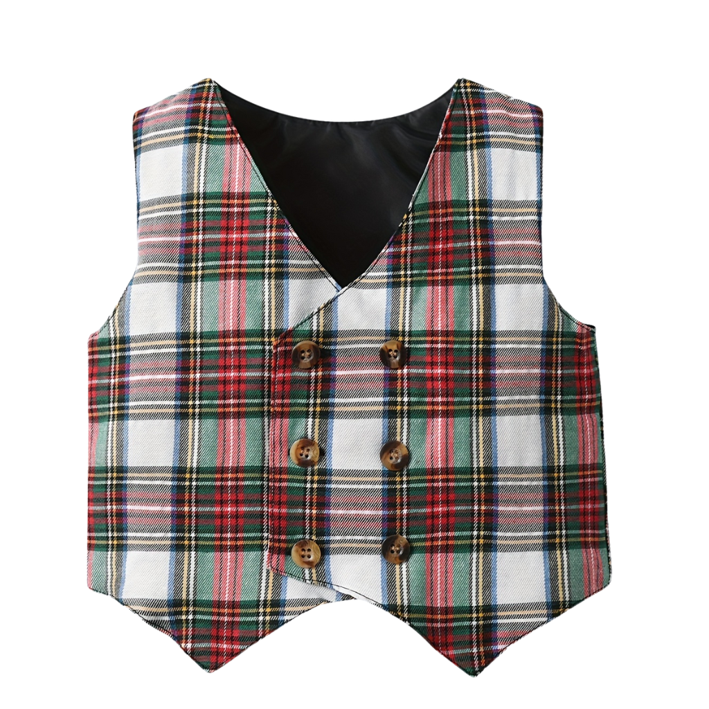 Shirt Vest Pants Formal Outfit Set