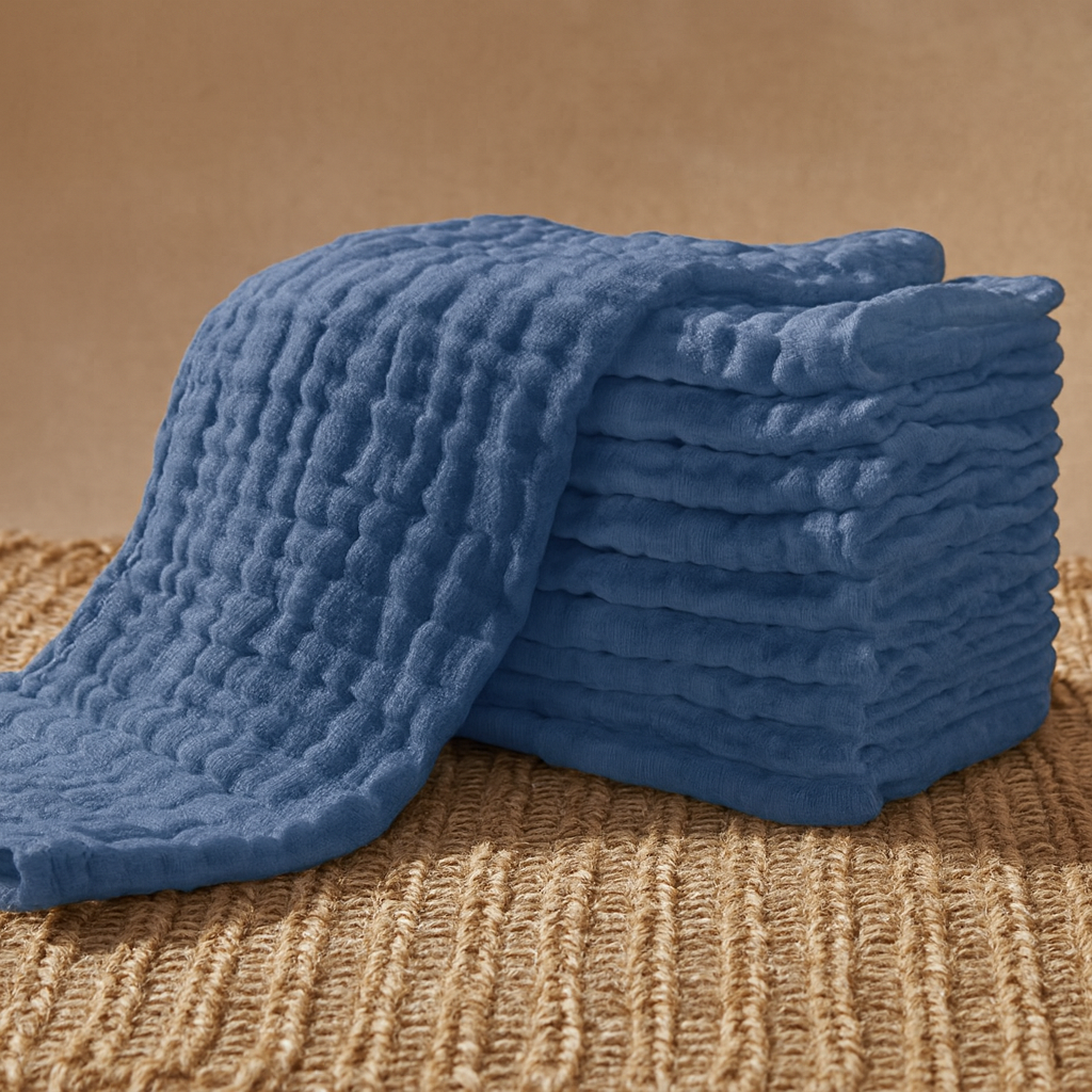 Muslin Burp Cloths for Baby 10 Pack