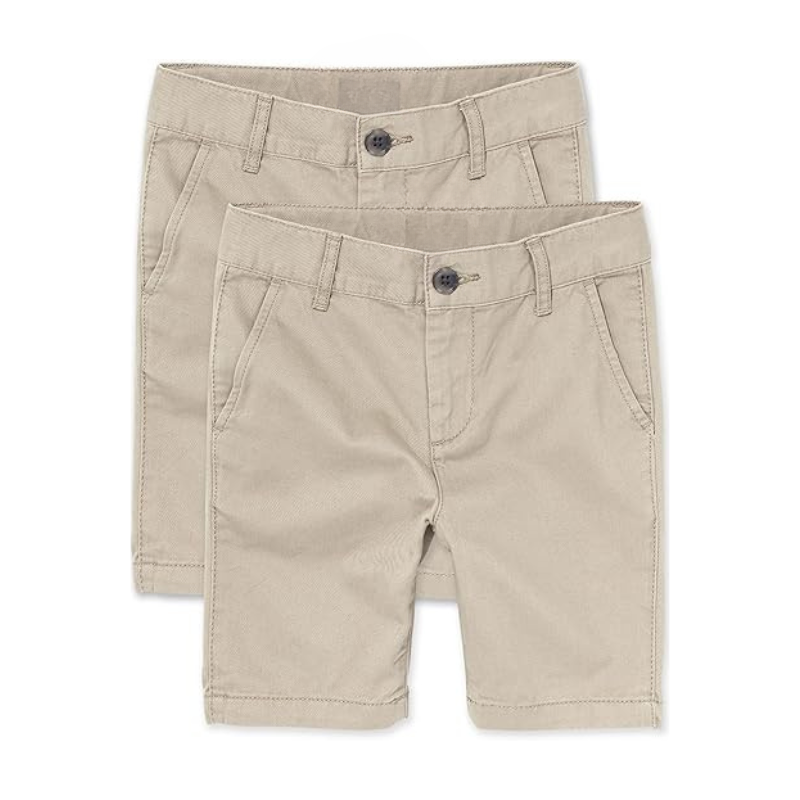 Pack Of 2 Boys Stretch Chino Shorts
