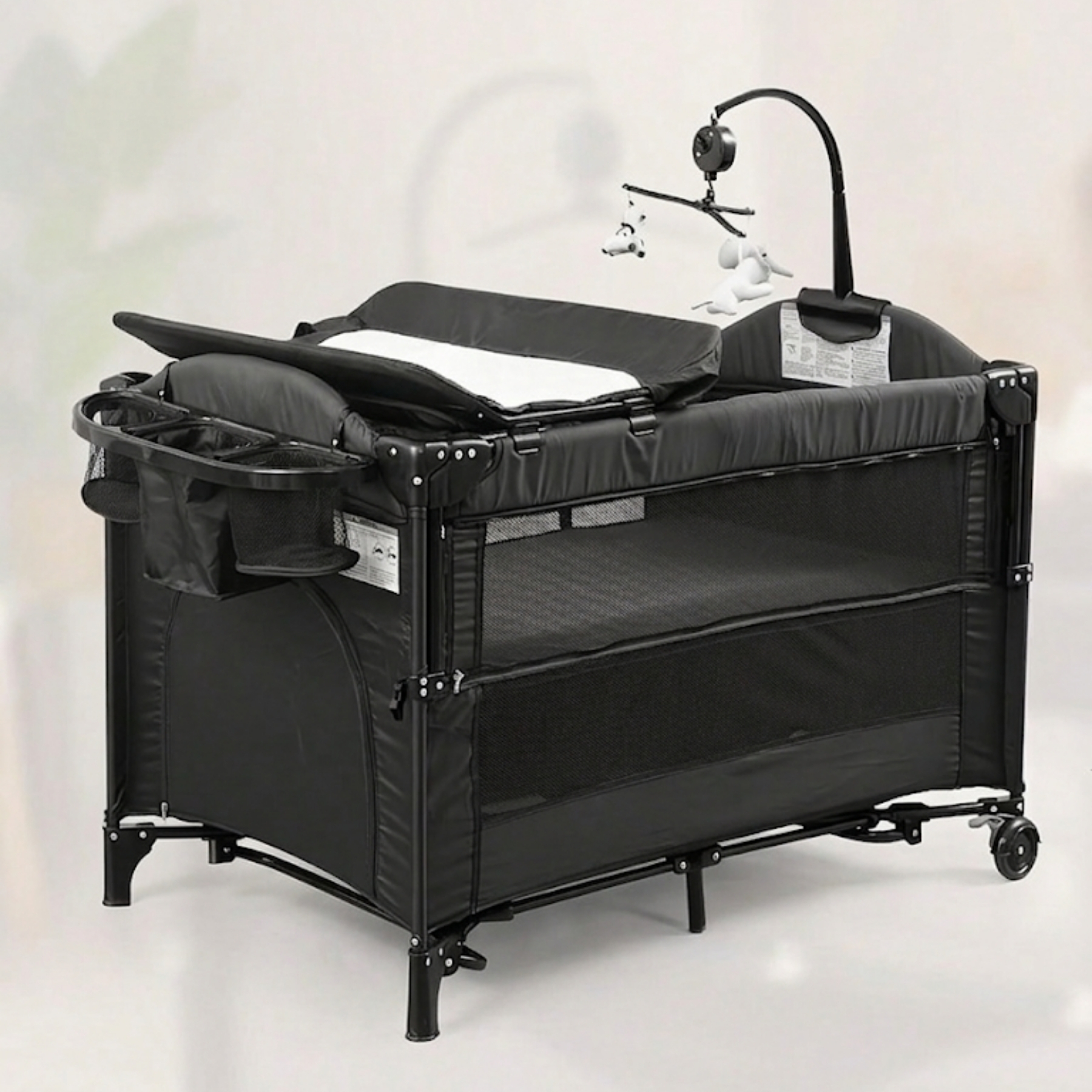 5 In 1 Baby Bassinet Sleeper With Changing Table And Storage