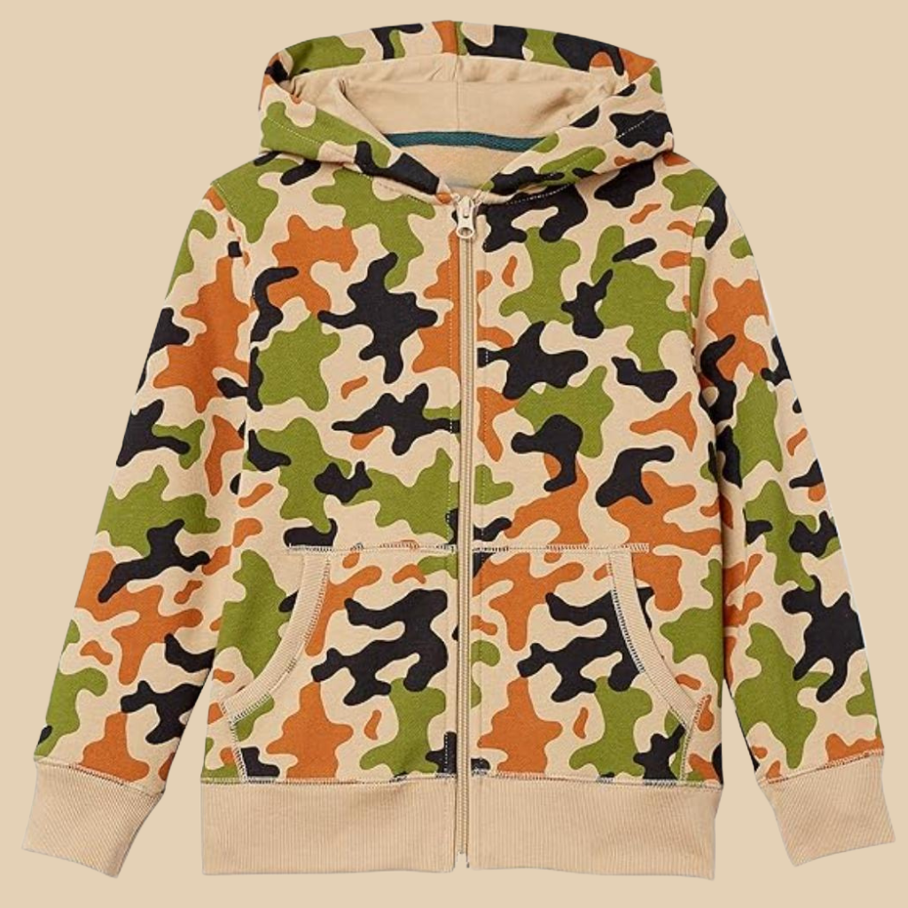 Essentials Hoodies For Boys Zip Up Sweatshirt