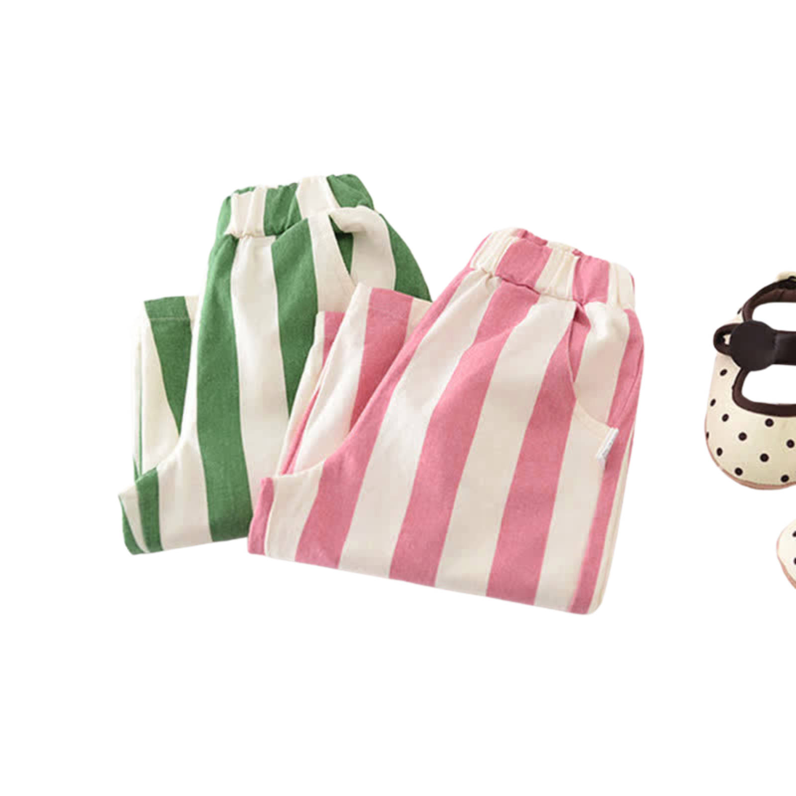 Baby Design Vertical Striped Casual Pants