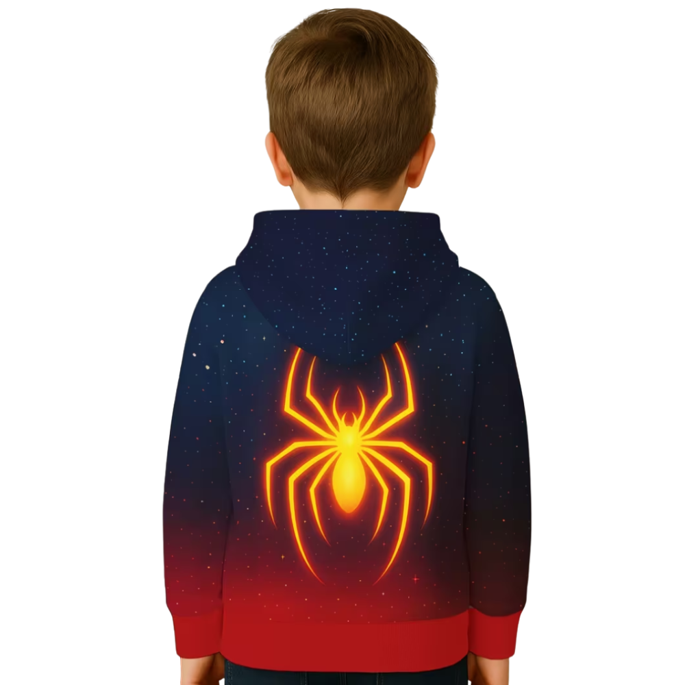 Bright Spider Hoodie for Boys