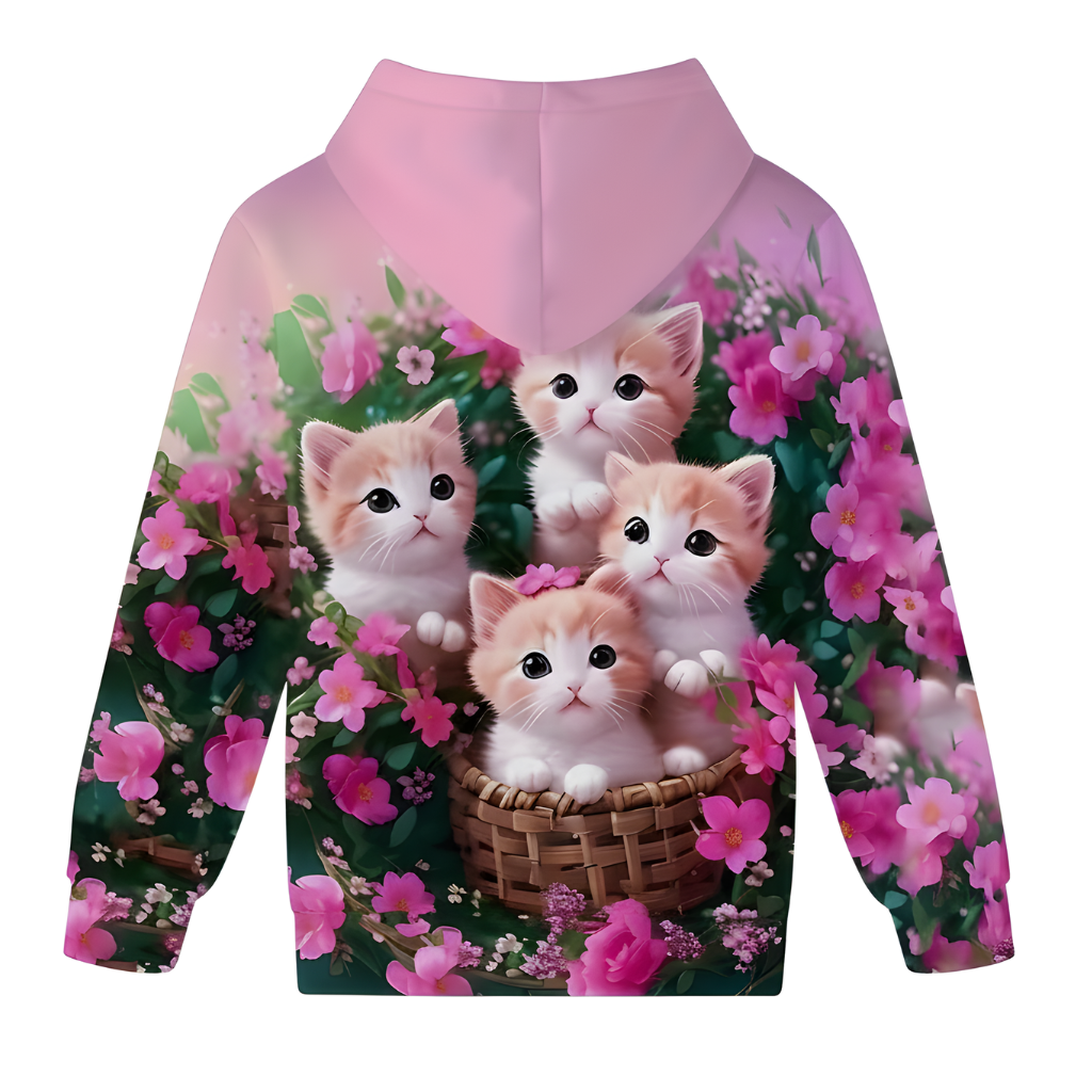Cozy Kitten Tabby Cat Hoodies