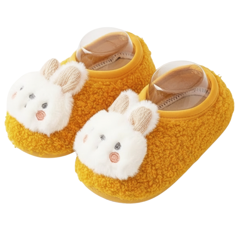 Non Slip Winter Warm Rabbit First Walkers Shoes For Kids
