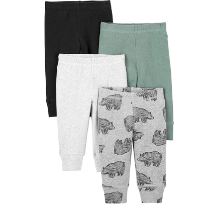 Unisex Babies Pant Pack Of 4