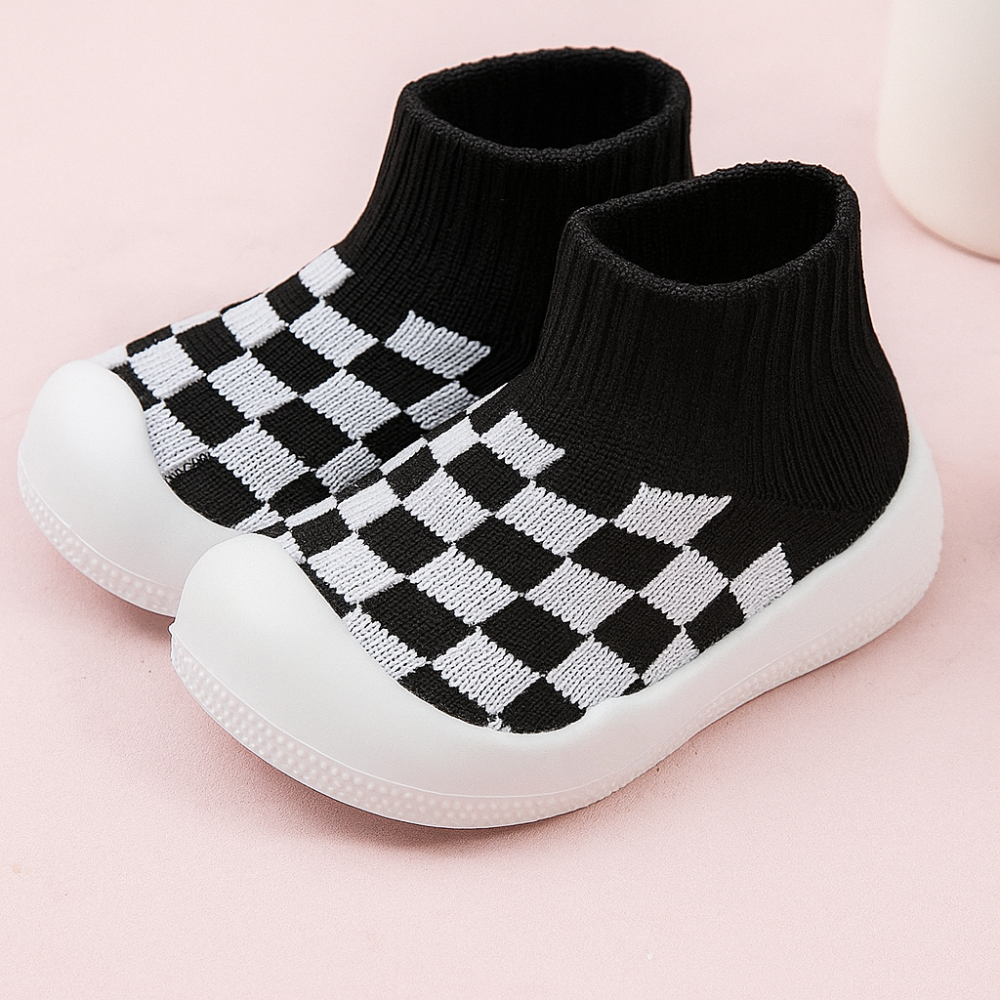 Breathable Warm Elastic Walking Shoes For Baby Boy And Girl